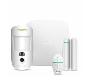Ajax StarterKit Cam (белый) Комплект охранной сигнализации 99-00002820 фото