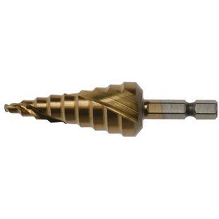 Makita (D-40185) Ступінчасте свердло HSS TiN 1/4 4-20 мм 99-00014290 фото