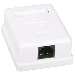 Kingda 1хRJ45 UTP Розетка комп'ютерна одинарна 99-00014513 фото