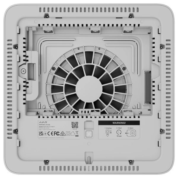 Ajax NVR HAC (16ch) ASP white Мережевий відеореєстратор 99-10028104 фото