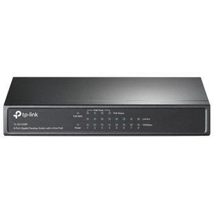 TP-LINK TL-SG1008P 8xGE (4xPoE) 65.2Вт Коммутатор 8 портов неуправляемый 99-10036488 фото