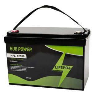 Hub Power HPL-12100 LiFePO4 12В/100А&bull;г Акумуляторна батарея 99-10030007 фото