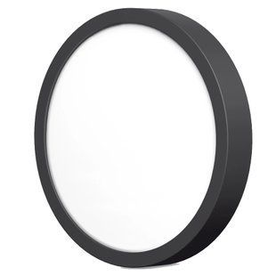 VIDEX 18W 5000K Black LED светильник круглый накладной 99-00017547 фото