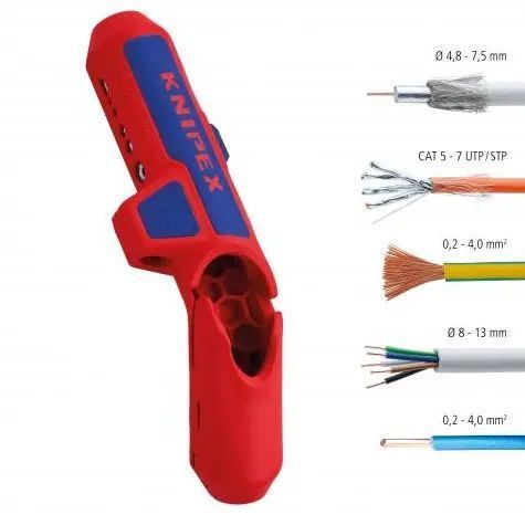 KNIPEX 16 95 01 SB ErgoStrip Прилад для видалення ізоляції 99-10026072 фото