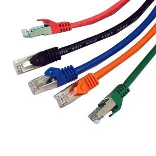 Патч-корд S/FTP L&W ELECTRONICAL 1 м, кат. 6А, червоний, LW 99-00006959 фото