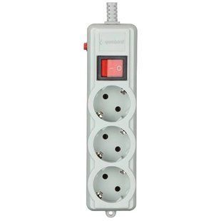 Gembird SPG3-G-6G-PRO Сетевой фильтр 1.8 м кабель 3 розеток 99-00020989 фото