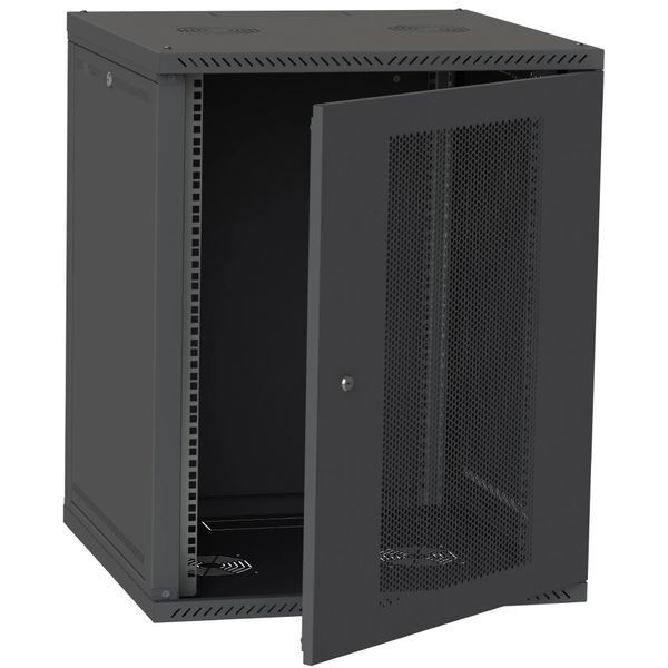 IPCOM СН-18U 600х600 перфорація RAL9005 Шафа серверна підлоговий 99-10036822 фото