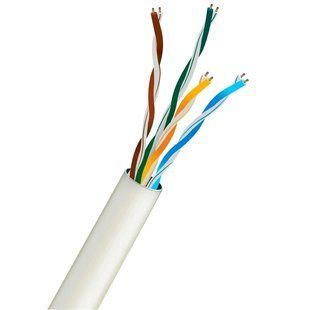 KRAFT UTP CAT5E CU 0.5 mm PVC Indoor White (305м) Кабель 99-10025327 фото