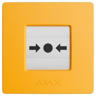 Ajax Manual Call Point (Yellow) ручной беспроводной Извещатель 99-10034607 фото
