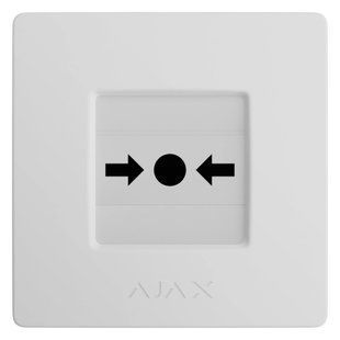 Ajax Manual Call Point (White) (8EU) ASP ручной беспроводной Извещатель 99-10034618 фото