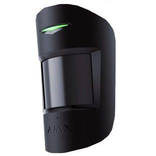Беспроводной комбинированный извещатель движения и разбития стекла Ajax Superior CombiProtect black Jeweller 99-00014670 фото