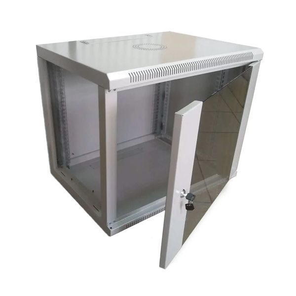 WMNC-9U-FLAT Hypernet Шафа коммутаційна настінна 9U 600x450 розбірна 99-00008324 фото