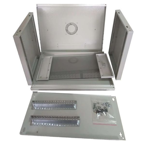 WMNC-9U-FLAT Hypernet Шафа коммутаційна настінна 9U 600x450 розбірна 99-00008324 фото