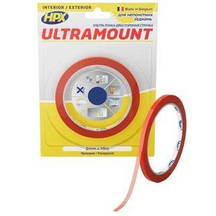 HPX UM0610 ULTRA MOUNT 6мм х 10м Стрічка двохстороння 99-00023182 фото