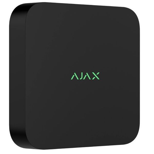 Ajax NVR DC (8ch) black Відеореєстратор 99-10025184 фото