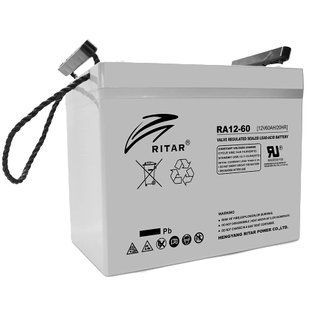 RITAR RA12-60 60A&bull;ч 12В Свинцово-кислотная аккумуляторная батарея 99-00022383 фото