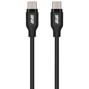 2E Type-C Glow USB-C > USB-C Кабель зарядки/синхронизации 1м 60Вт черный 99-00019158 фото
