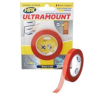 HPX UM0905 ULTRA MOUNT 9мм х 5м Стрічка двохстороння 99-00023184 фото