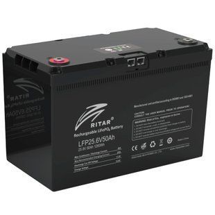 Ritar LFP25.6V50AH G3 з системою підігріву та bluetooth Акумуляторна батарея 99-00016686 фото