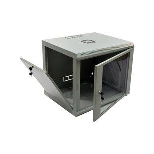 9U Шкаф 19" , 600x500x507мм (Ш*Г*В), эконом, акриловое стекло, серый 99-00007976 фото