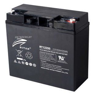 Ritar RT12200 (12V20AH) Аккумуляторная батарея 99-10029571 фото