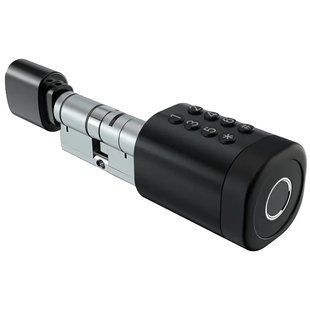 SEVEN LOCK SL-7774BF black (35-90мм) (цилиндр) Биометрический замок 99-00022504 фото