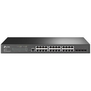 TP-Link TL-SG3428X-UPS Коммутатор 24 порта управляемый 99-10027307 фото