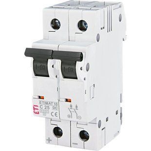 ЕТІ ETIMAT 10 DC 2p C 25A (6 kA) Автоматичний вимикач 99-10034766 фото