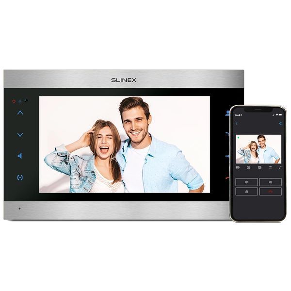 SL-10IPTHD (silver+black) Відеодомофон 10 "Slinex 99-00006912 фото