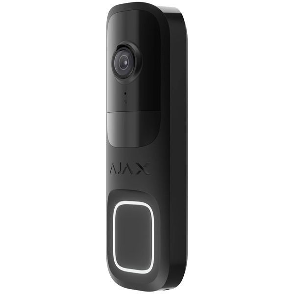 Ajax Doorbell black RAL 9005 Відеодзвінок 99-10024637 фото