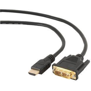 Cablexpert CC-HDMI-DVI-0.5M Кабель HDMI - DVI 18+1pin M, 0.5m 99-00013457 фото