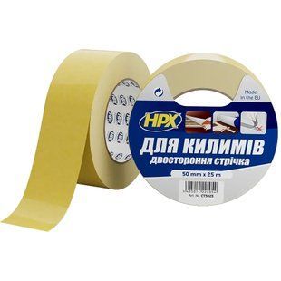 HPX CT5025 CARPET TAPE 50мм х 25м Стрічка двохстороння для фіксації килимків 99-00023194 фото