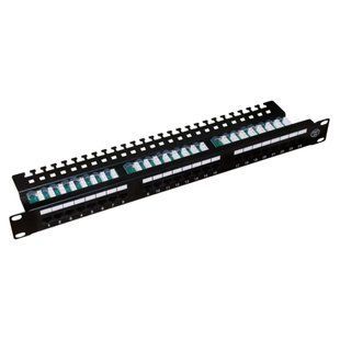 Hypernet PP-UTP24-WMR Патч-панель 24 порта 19" с менеджментом кабеля 99-00010180 фото