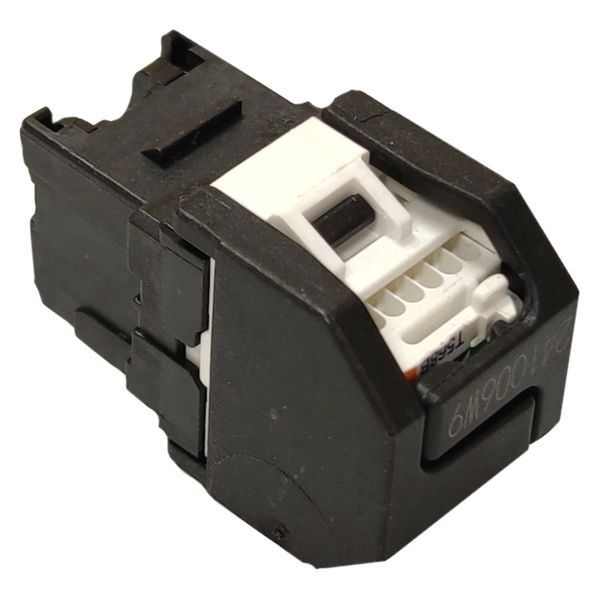 Corning Модуль Keystone UTP RJ45 кат. 6, черный 99-10036403 фото