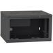 IPCOM 6U 600x600 Шафа телекомунікаційна двері скло (чорна) 99-00017723 фото 1