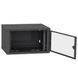 IPCOM 6U 600x600 Шафа телекомунікаційна двері скло (чорна) 99-00017723 фото 2